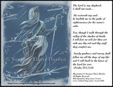 Load image into Gallery viewer, Encouraging Card- &quot;The Lord Is My Shepherd&quot; - Illustrated by Suzanne Davis Harden
