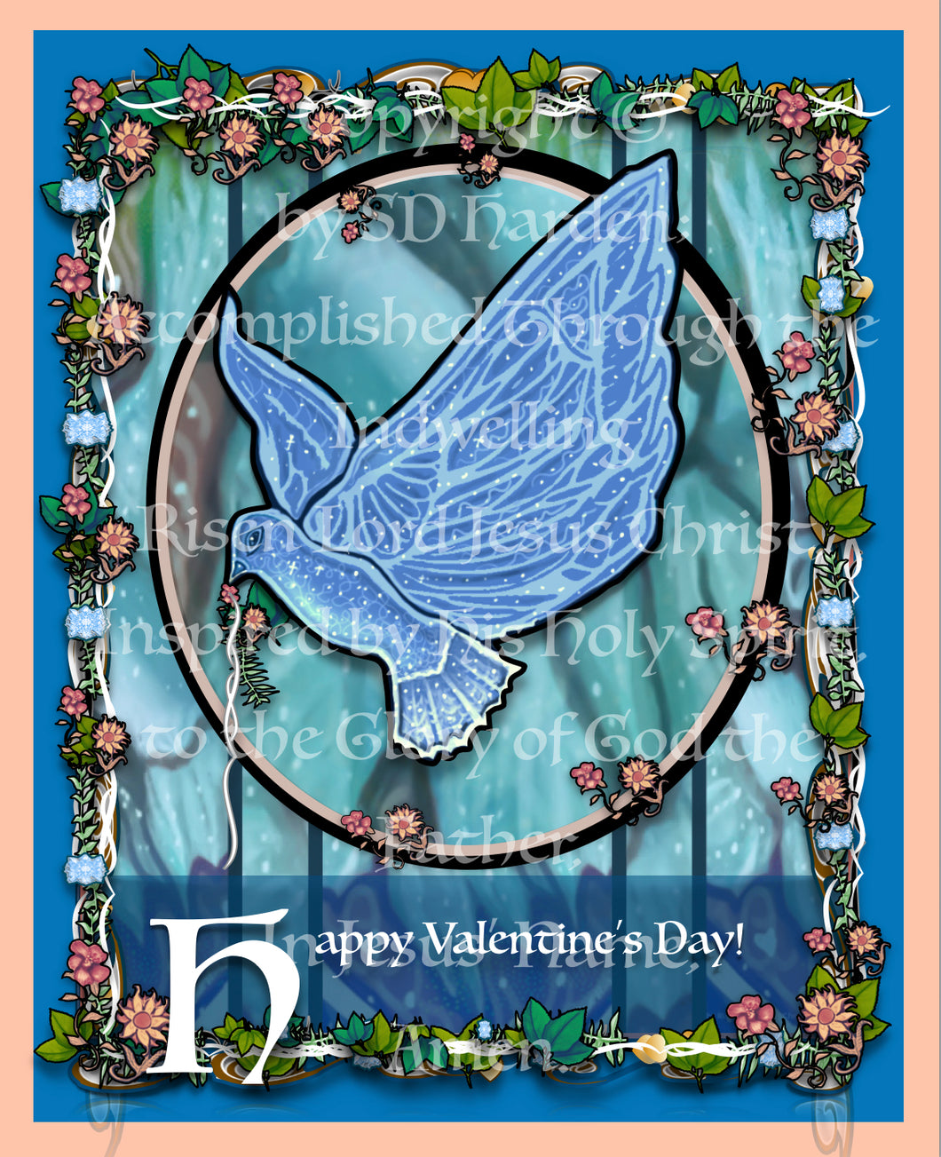 Digital Download Original Art Happy Valentine's Day