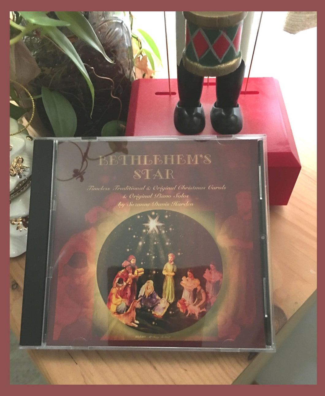 AUDIO CD: Bethlehem’s Star-Timeless Traditional/Original Christmas Carols and Original Piano Solos Audio CD by Suzanne Davis Harden