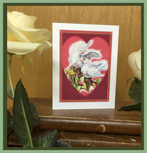 Load image into Gallery viewer, Be My Valentine Original Art Greeting Card Illustrated by Suzanne Davis Harden
