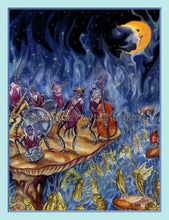 Load image into Gallery viewer, Original Whimsical Children&#39;s Art Print~ The Midnight Crickets by Suzanne Davis Harden
