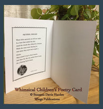 Load image into Gallery viewer, Original Squirrel Dreams Children&#39;s Storybook Card Print-by Suzanne Davis Harden
