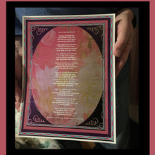 Load image into Gallery viewer, Digital Original Art Poetry Print “Err On The Side of Love”  by Suzanne Davis Harden with Bonus Audio Mp3 of the Poem
