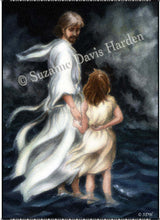 Load image into Gallery viewer, Inspirational Greeting-"Jesus and Child in The Storm" - Illustrated by Suzanne Davis Harden
