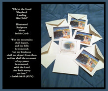 Load image into Gallery viewer, Inspirational Greeting: "The Good Shepherd"  Inspirational Greeting Card with Matching Envelope Illustrated by Suzanne Davis Harden
