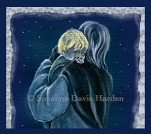Load image into Gallery viewer, Encouraging Card- &quot;He Calms Me With His Love&quot;  Illustrated by Suzanne Davis Harden
