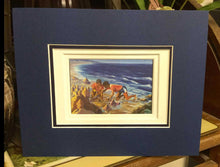 Load image into Gallery viewer, Original Art Print-&quot;Building Sandcastles&quot; Original Painting by Suzanne Davis Harden
