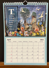 Load image into Gallery viewer, Calendar-Peaceangelsong&#39;s 2023 Children&#39;s Bible Verse Calendar Illustrated by Suzanne Davis Harden
