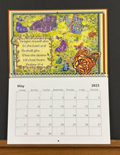Load image into Gallery viewer, The 2023 Bible Promise Wall Calendar Illustrated by Suzanne Davis Harden
